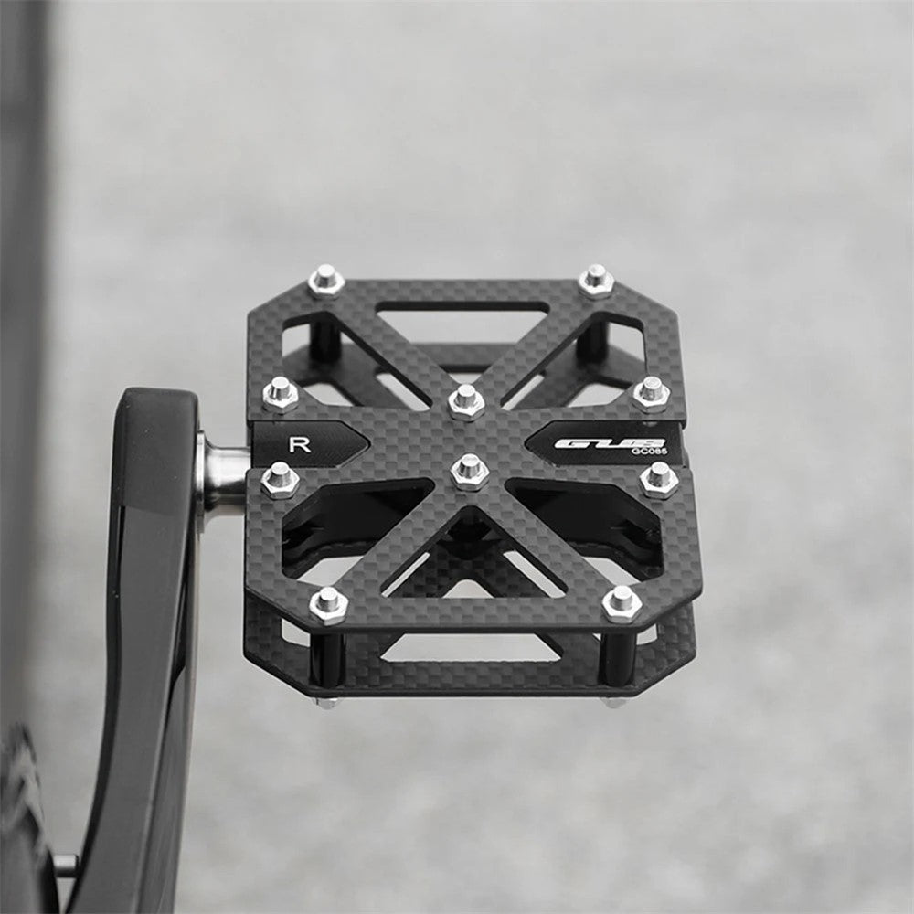 GUB GC085 Anti-Slip Bicycle Pedals Triple Bearing Carbon Fiber Mountain Bike Cycling Pedals