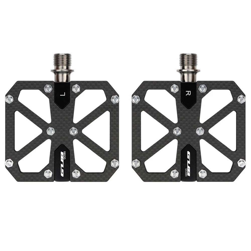 GUB GC085 Anti-Slip Bicycle Pedals Triple Bearing Carbon Fiber Mountain Bike Cycling Pedals