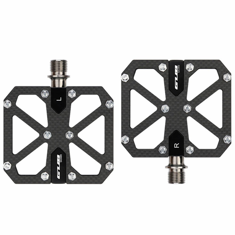 GUB GC085 Anti-Slip Bicycle Pedals Triple Bearing Carbon Fiber Mountain Bike Cycling Pedals