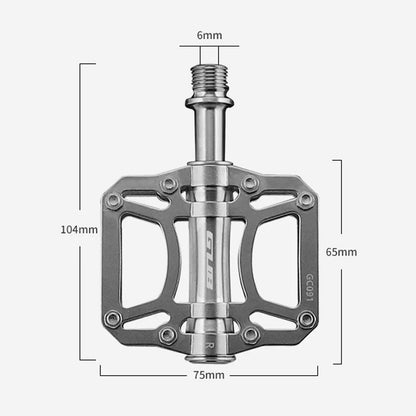GUB GC091 1 Pair Mountain Road Bicycle Anti-Slip Pedals Titanium Alloy Hollow Out Cycling Pedals