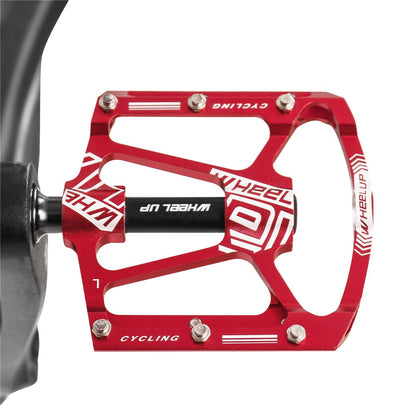 WHEEL UP 311 CNC Aluminum Alloy Bicycle Pedals Cycling Sealed Bearing Pedals Non-slip MTB Bike Pedals