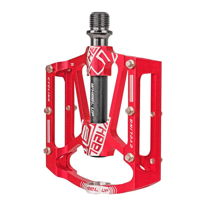 WHEEL UP 311 CNC Aluminum Alloy Bicycle Pedals Cycling Sealed Bearing Pedals Non-slip MTB Bike Pedals