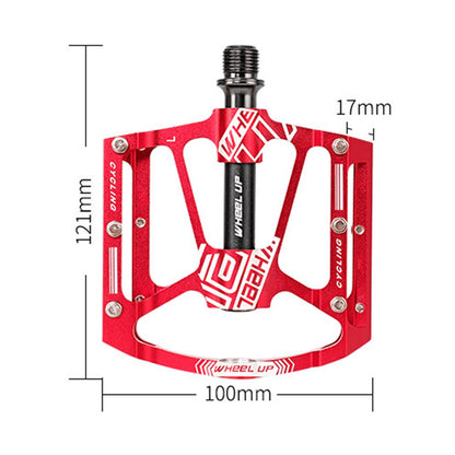 WHEEL UP 311 CNC Aluminum Alloy Bicycle Pedals Cycling Sealed Bearing Pedals Non-slip MTB Bike Pedals