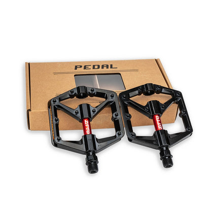 ZTTO B572 Hollow MTB Bicycle Pedal Aluminum Alloy Double DU Bearings Bike Pedals