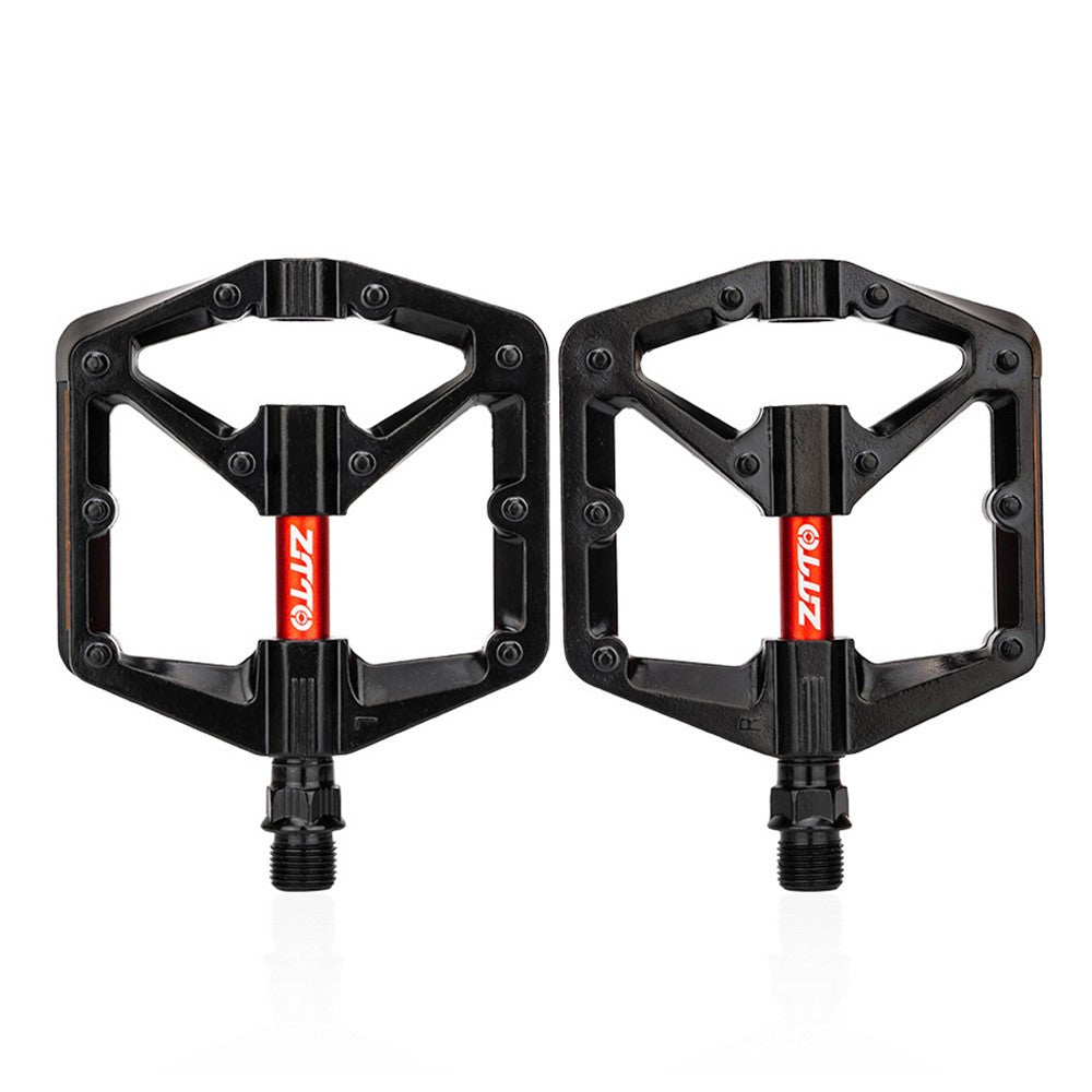 ZTTO B572 Hollow MTB Bicycle Pedal Aluminum Alloy Double DU Bearings Bike Pedals