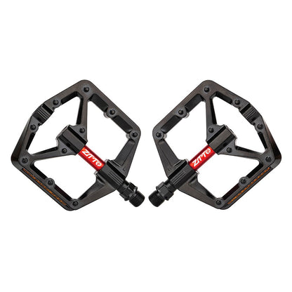 ZTTO B572 Hollow MTB Bicycle Pedal Aluminum Alloy Double DU Bearings Bike Pedals
