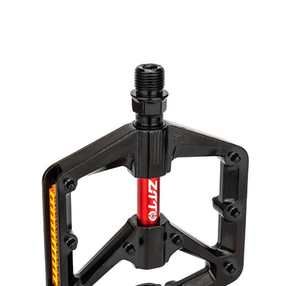 ZTTO B572 Hollow MTB Bicycle Pedal Aluminum Alloy Double DU Bearings Bike Pedals