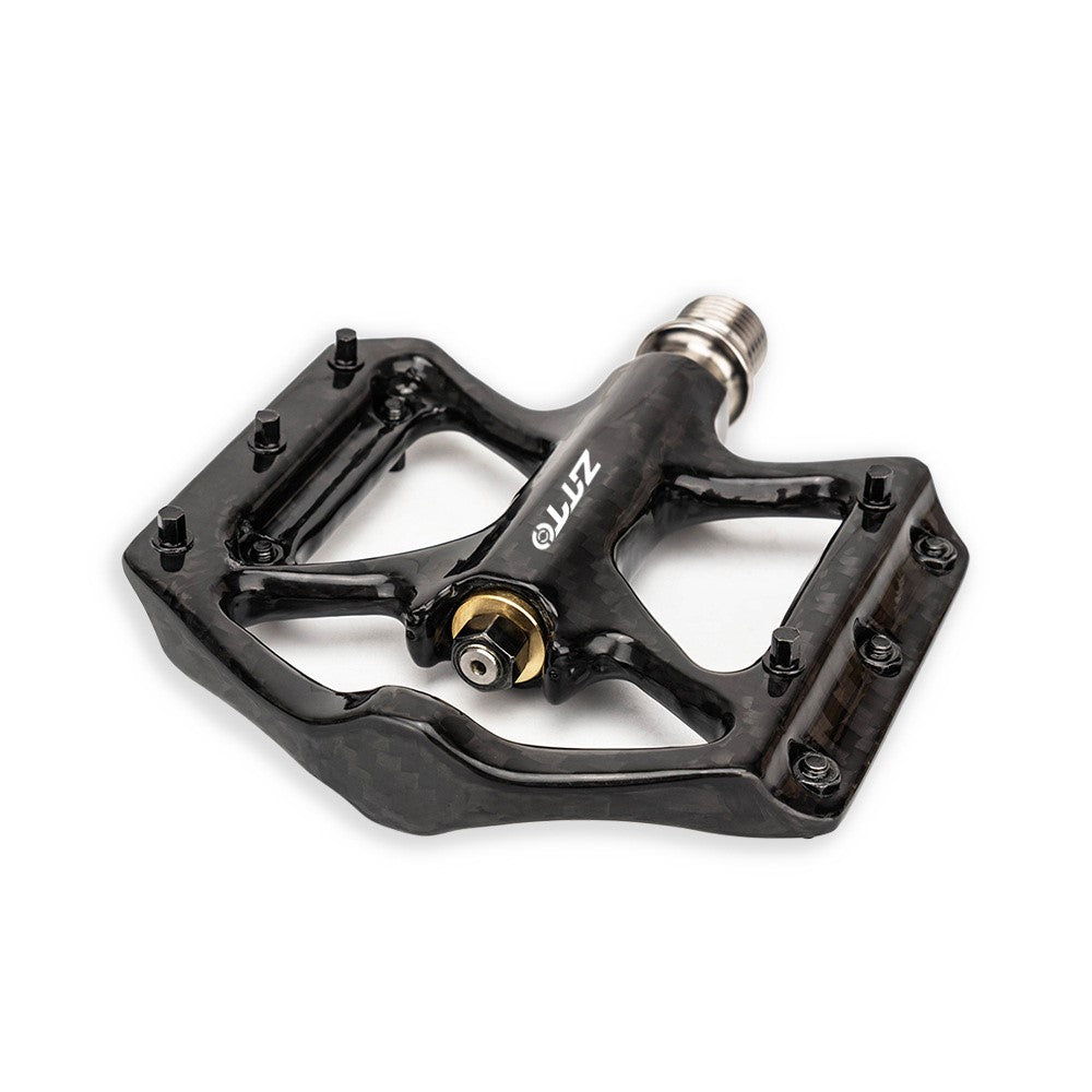 ZTTO R251C 1 Pair MTB Road Bicycle Pedals Ultra-Light Carbon Fiber Bike Cycling 3 Bearings Pedals
