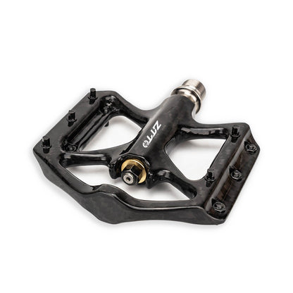 ZTTO R251C 1 Pair MTB Road Bicycle Pedals Ultra-Light Carbon Fiber Bike Cycling 3 Bearings Pedals