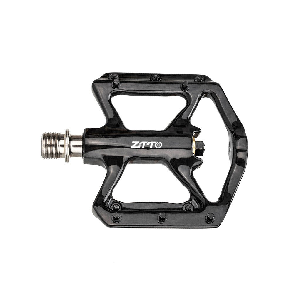 ZTTO R251C 1 Pair MTB Road Bicycle Pedals Ultra-Light Carbon Fiber Bike Cycling 3 Bearings Pedals