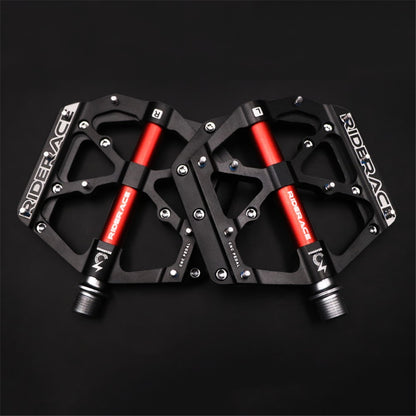 RIDERACE RN1527 Mountain Bike Pedals Aluminum Alloy Non-Slip 3-Bearing Pedals