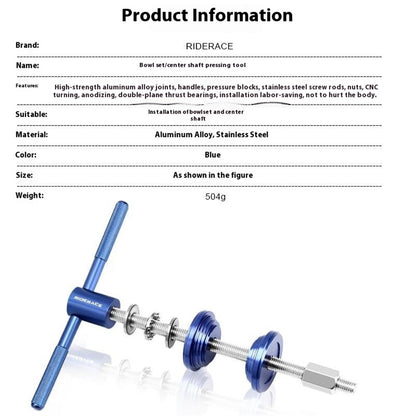 RIDERACE RR9474 Bicycle Bottom Bracket BB Installation Tool Mountain Bike Headset Press Tool