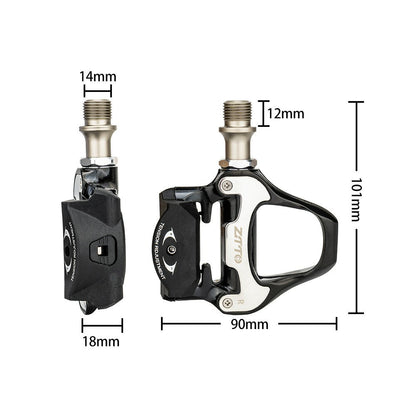 ZTTO ZD2 1 Pair Cycling Bike Pedals Aluminum Alloy Self-Locking Bicycle SPD System Bearing Pedals