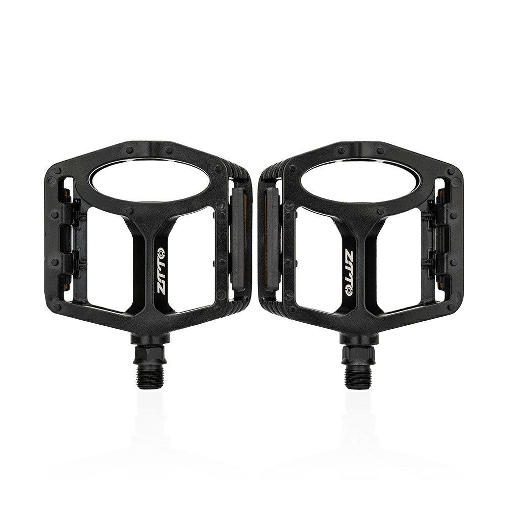 ZTTO B829 1 Pair MTB Bicycle Reflective Pedals Aluminum Alloy Bike Cycling Anti-Skid Hollow Pedals