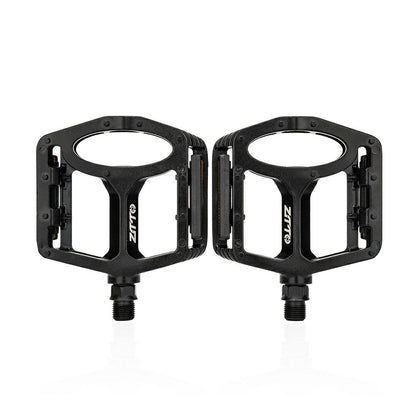 ZTTO B829 1 Pair MTB Bicycle Reflective Pedals Aluminum Alloy Bike Cycling Anti-Skid Hollow Pedals