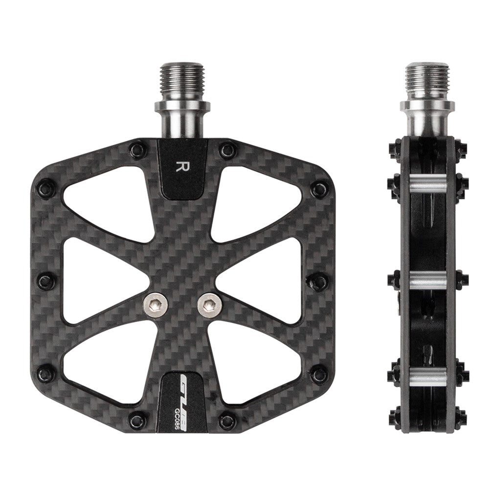 GUB GC086 1 Pair Carbon Fiber Pedals Triple Sealed Bearings Bicycle Pedals for Mountain Bike Road Bike