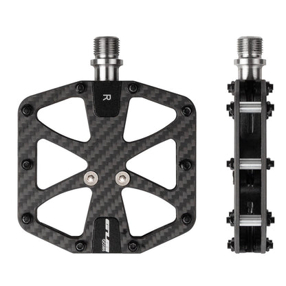 GUB GC086 1 Pair Carbon Fiber Pedals Triple Sealed Bearings Bicycle Pedals for Mountain Bike Road Bike
