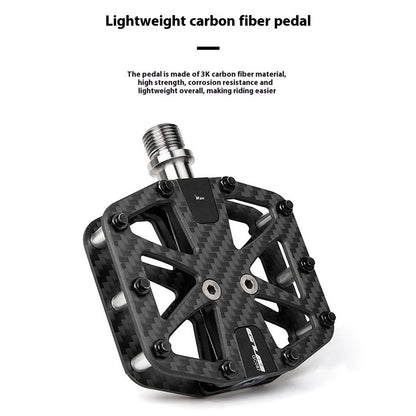 GUB GC086 1 Pair Carbon Fiber Pedals Triple Sealed Bearings Bicycle Pedals for Mountain Bike Road Bike