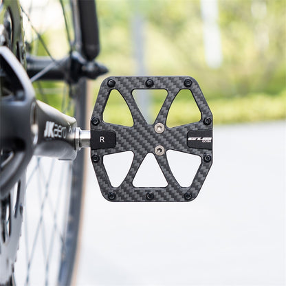 GUB GC086 1 Pair Carbon Fiber Pedals Triple Sealed Bearings Bicycle Pedals for Mountain Bike Road Bike