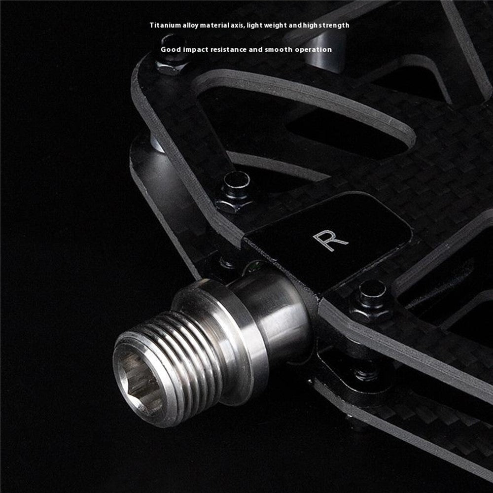 GUB GC086 1 Pair Carbon Fiber Pedals Triple Sealed Bearings Bicycle Pedals for Mountain Bike Road Bike