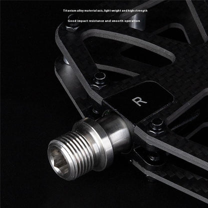 GUB GC086 1 Pair Carbon Fiber Pedals Triple Sealed Bearings Bicycle Pedals for Mountain Bike Road Bike