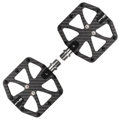 GUB GC086 1 Pair Carbon Fiber Pedals Triple Sealed Bearings Bicycle Pedals for Mountain Bike Road Bike