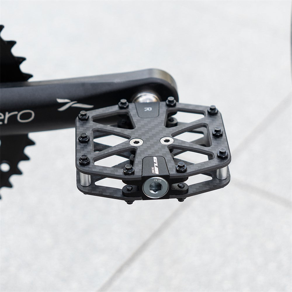 GUB GC087 1 Pair Carbon Fiber Pedals for Mountain Bike / Road Bike Triple Sealed Bearing Racing Pedal