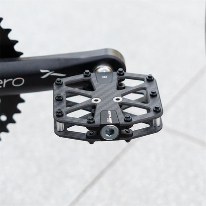 GUB GC087 1 Pair Carbon Fiber Pedals for Mountain Bike / Road Bike Triple Sealed Bearing Racing Pedal