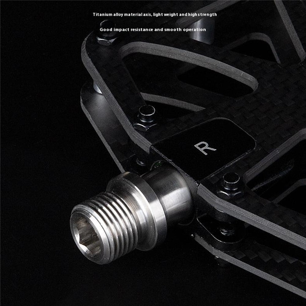GUB GC087 1 Pair Carbon Fiber Pedals for Mountain Bike / Road Bike Triple Sealed Bearing Racing Pedal