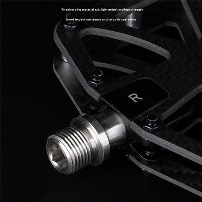 GUB GC087 1 Pair Carbon Fiber Pedals for Mountain Bike / Road Bike Triple Sealed Bearing Racing Pedal