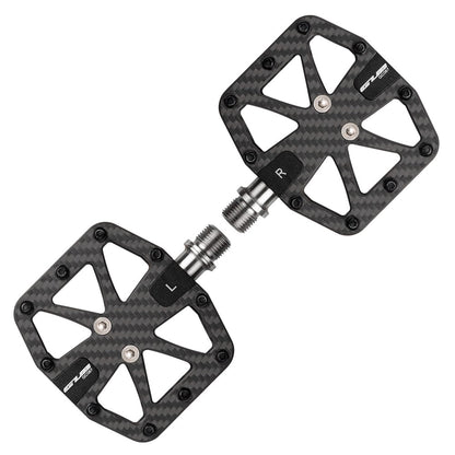 GUB GC087 1 Pair Carbon Fiber Pedals for Mountain Bike / Road Bike Triple Sealed Bearing Racing Pedal