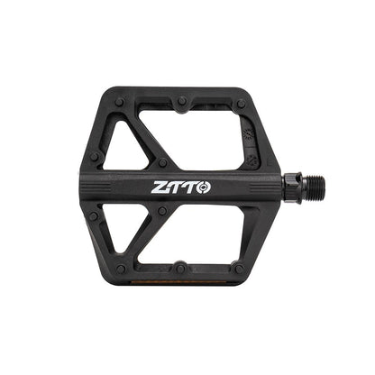 ZTTO C579A 1 Pair Mountain Bike Pedals Nylon Fiber Wide Platform Anti Slip Double DU Bearing Cycling Pedals