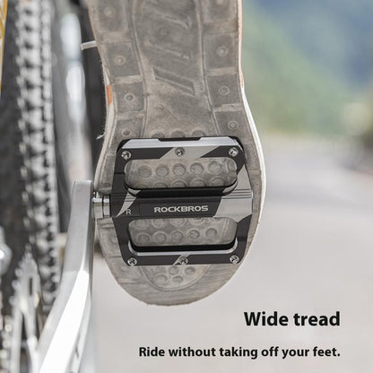 ROCKBROS K306 1 Pair Mountain Bike Pedals Sealed Bearing Anti Slip Cycling Pedals for Road Bicycle