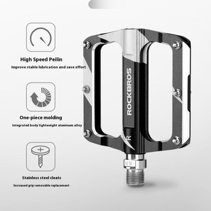 ROCKBROS K306 1 Pair Mountain Bike Pedals Sealed Bearing Anti Slip Cycling Pedals for Road Bicycle
