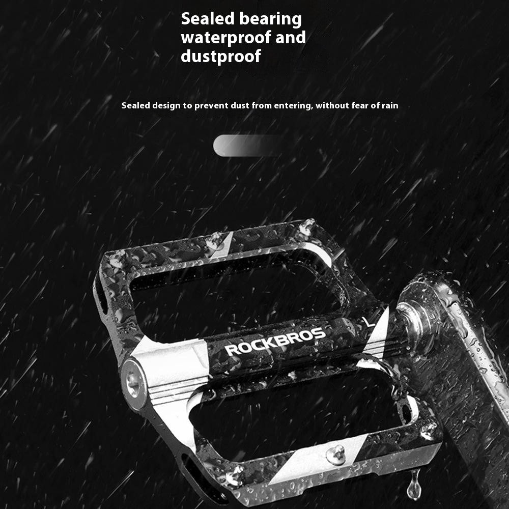 ROCKBROS K306 1 Pair Mountain Bike Pedals Sealed Bearing Anti Slip Cycling Pedals for Road Bicycle