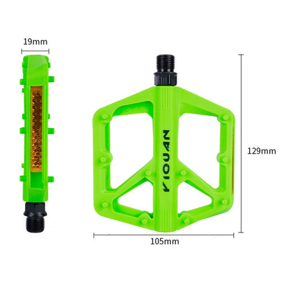 YIQUAN 10EE0052 1 Pair Mountain Bike Nylon Pedals Road MTB Bike MTB Anti Slip Bearing Cycling Foot Pedal
