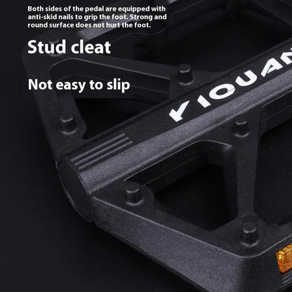 YIQUAN 10EE0052 1 Pair Mountain Bike Nylon Pedals Road MTB Bike MTB Anti Slip Bearing Cycling Foot Pedal