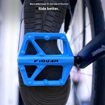 YIQUAN 10EE0052 1 Pair Mountain Bike Nylon Pedals Road MTB Bike MTB Anti Slip Bearing Cycling Foot Pedal