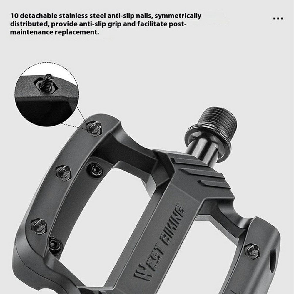 WEST BIKING YP0802143 Bike Pedals Triple Bearing Anti Slip Bicycle Pedals Cycling Accessories