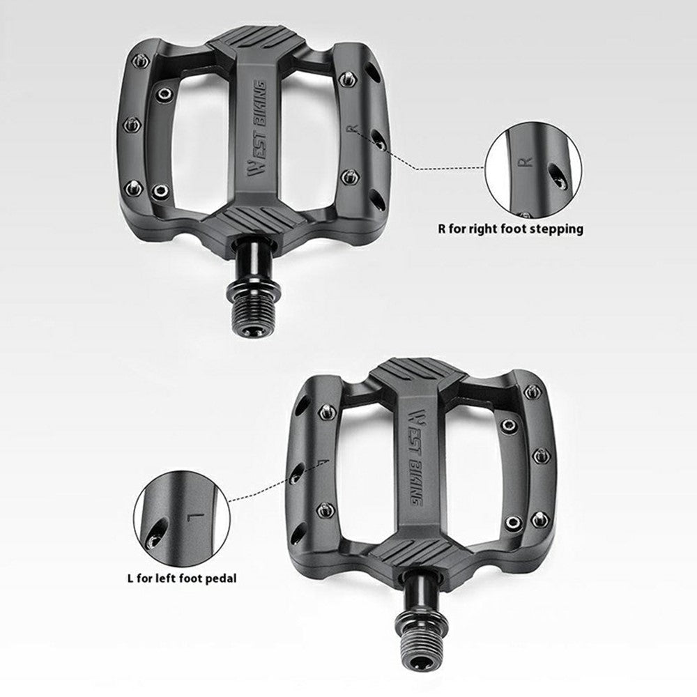 WEST BIKING YP0802143 Bike Pedals Triple Bearing Anti Slip Bicycle Pedals Cycling Accessories