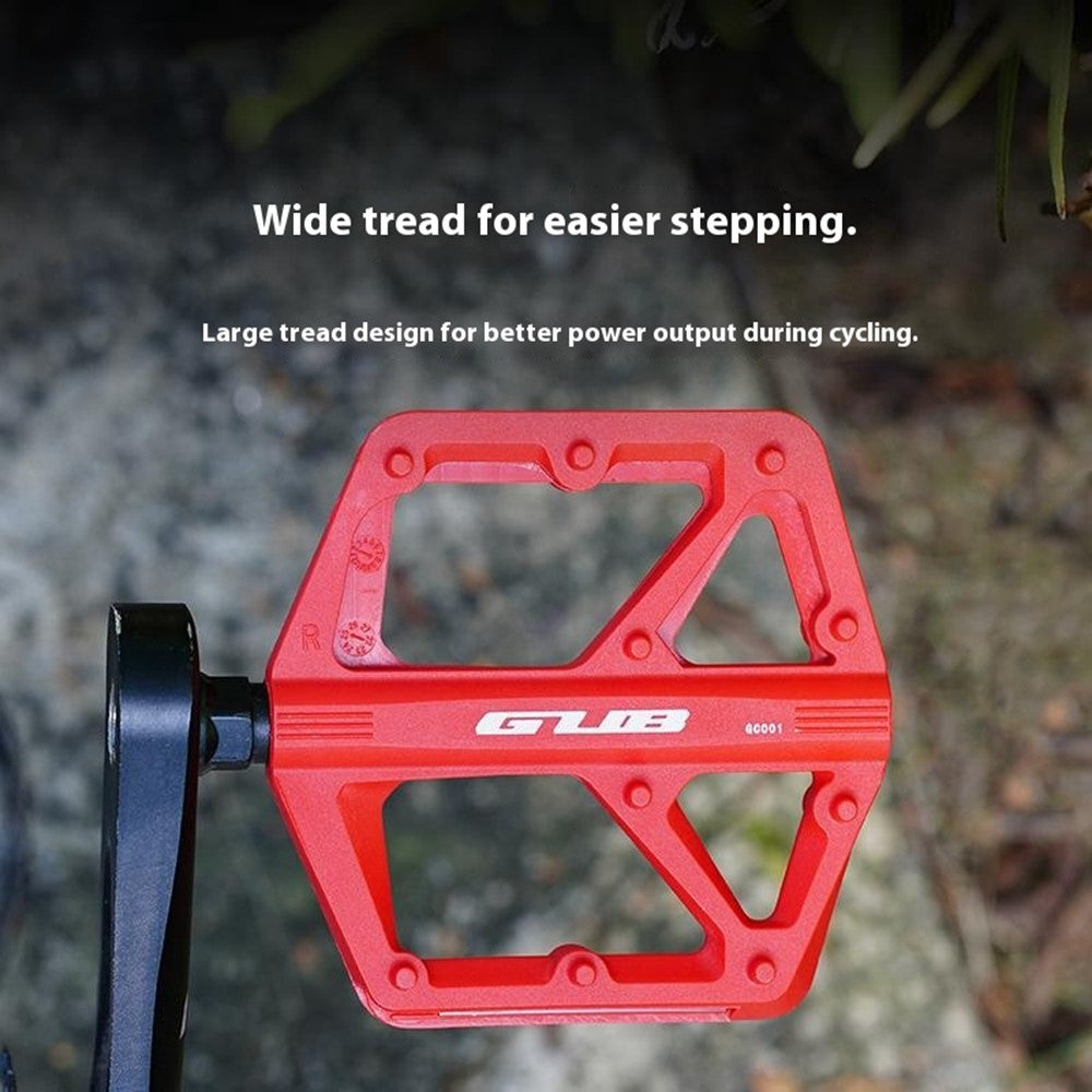 GUB GC001 1 Pair Nylon Pedals for Mountain Road Bike Chromoly Steel Axle Sealed Bearing Anti Slip Bicycle Pedals