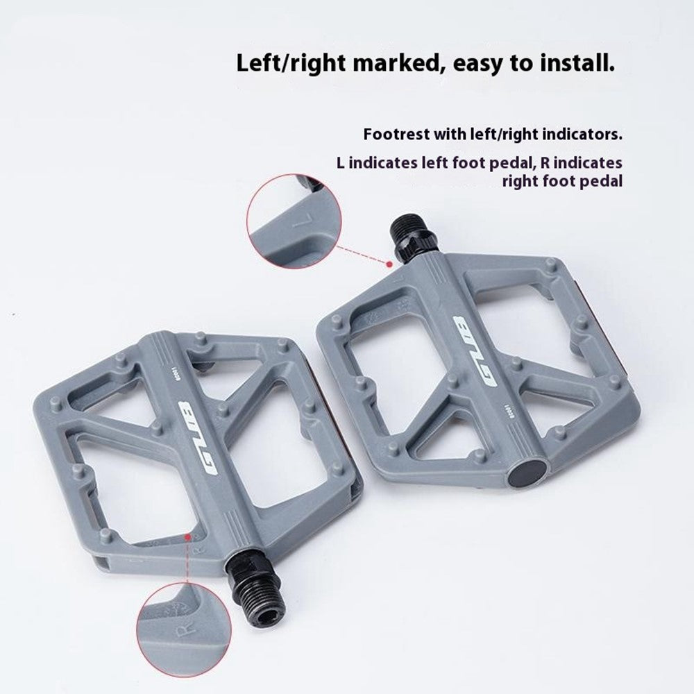 GUB GC001 1 Pair Nylon Pedals for Mountain Road Bike Chromoly Steel Axle Sealed Bearing Anti Slip Bicycle Pedals
