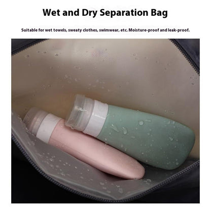 Strawberry Print Expandable Gym Duffel Bag Oxford Cloth Travel Weekender with Shoe Compartment