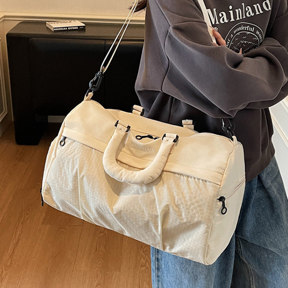 Oxford Cloth Travel Organizer Bag 20 - 35L Waterproof Fitness Yoga Bag Dry Wet Separation