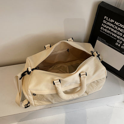 Oxford Cloth Travel Organizer Bag 20 - 35L Waterproof Fitness Yoga Bag Dry Wet Separation