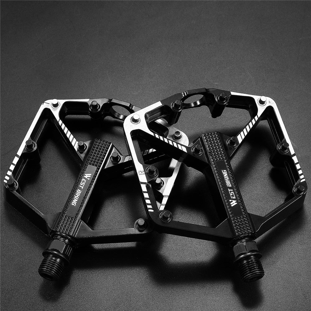 WEST BIKING Quality Practical Bike Pedals Aluminum Alloy Bicycle Pedals BMX MTB Bike Pedals