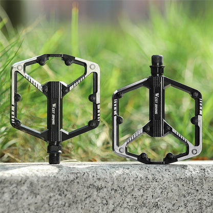 WEST BIKING Quality Practical Bike Pedals Aluminum Alloy Bicycle Pedals BMX MTB Bike Pedals