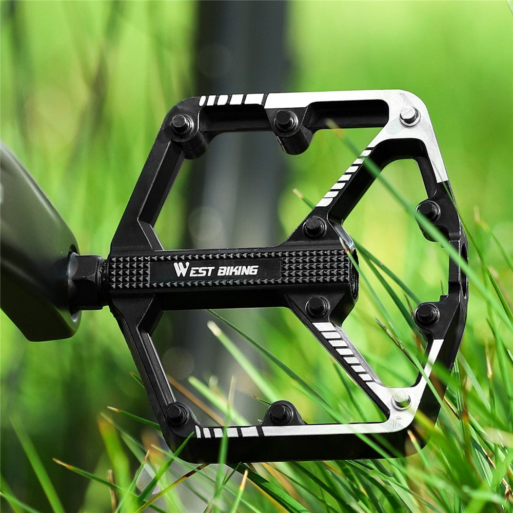 WEST BIKING Quality Practical Bike Pedals Aluminum Alloy Bicycle Pedals BMX MTB Bike Pedals
