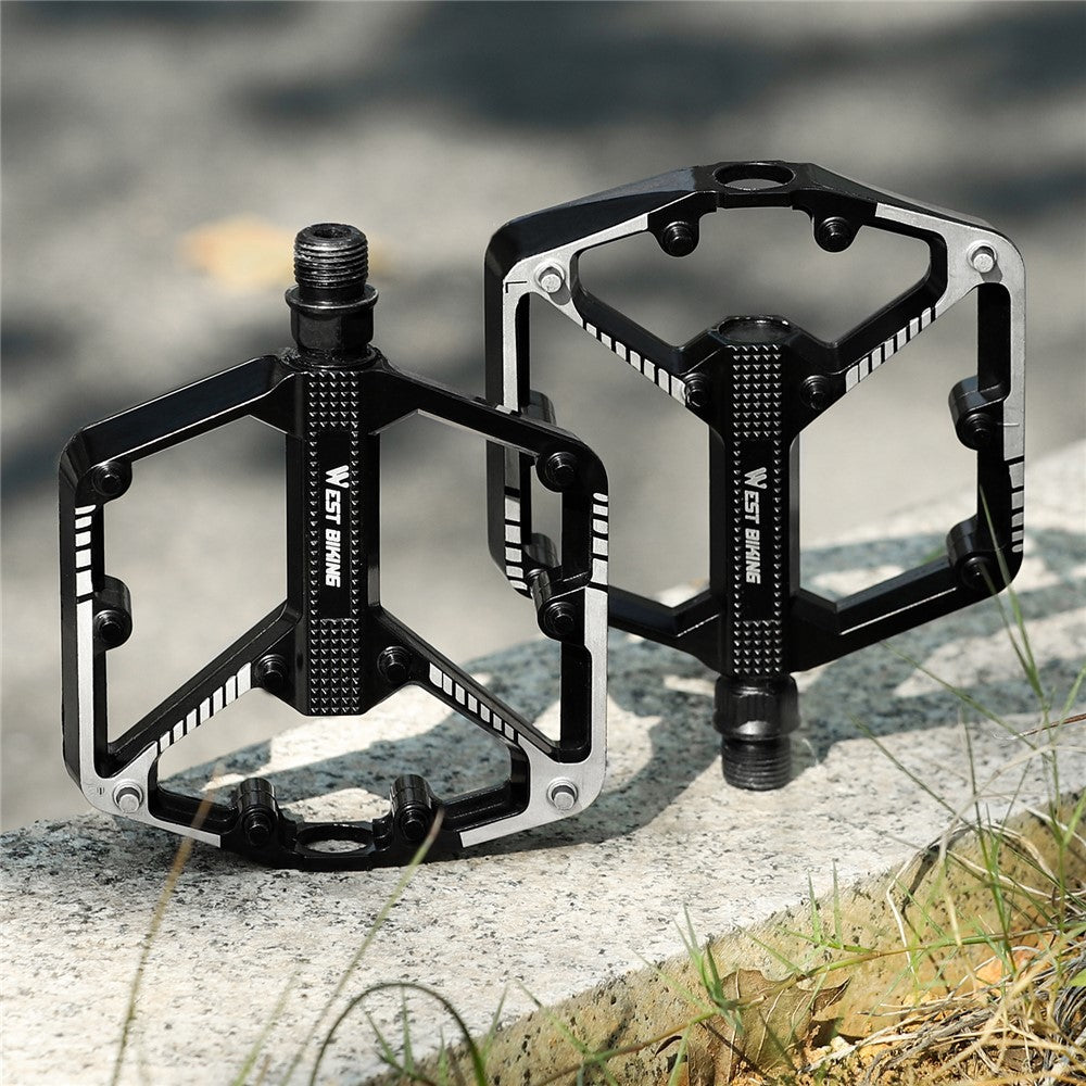 WEST BIKING Quality Practical Bike Pedals Aluminum Alloy Bicycle Pedals BMX MTB Bike Pedals