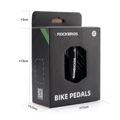 ROCKBROS 1 Pair Bicycle Pedals Aluminum Alloy Mountain Road Bike Pedals Anti-Slip Foot Pedals